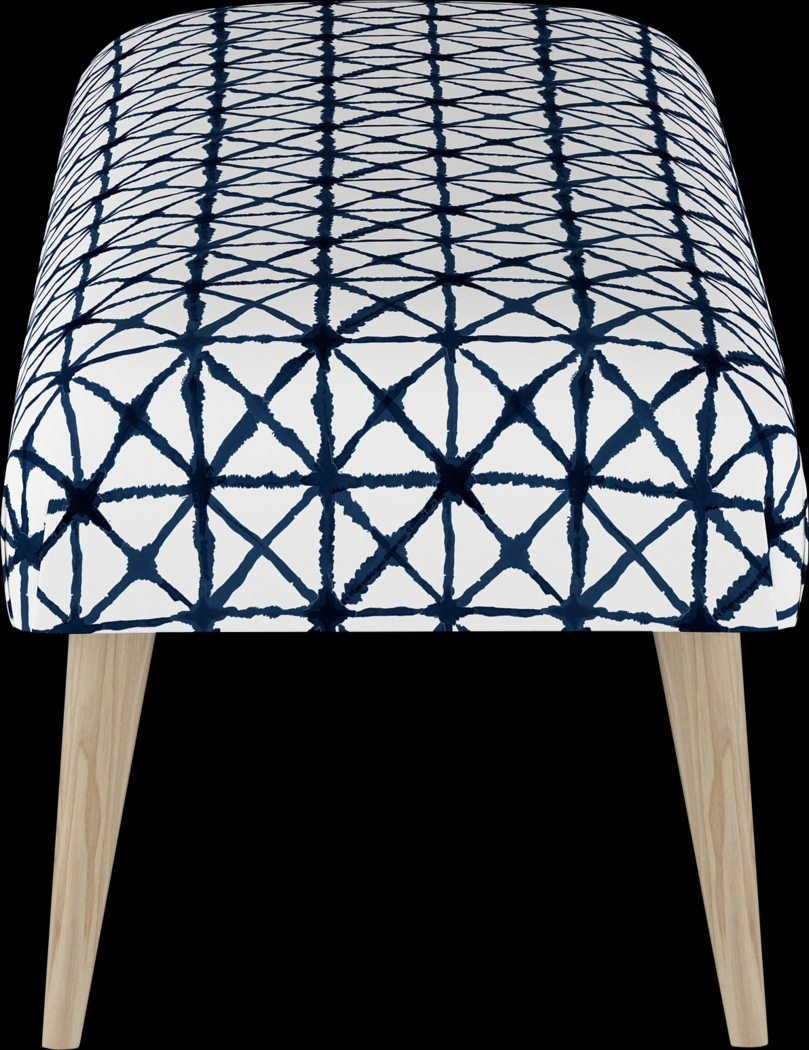 Rhombusland Blue Accent Bench - Thumbnail - Image 3