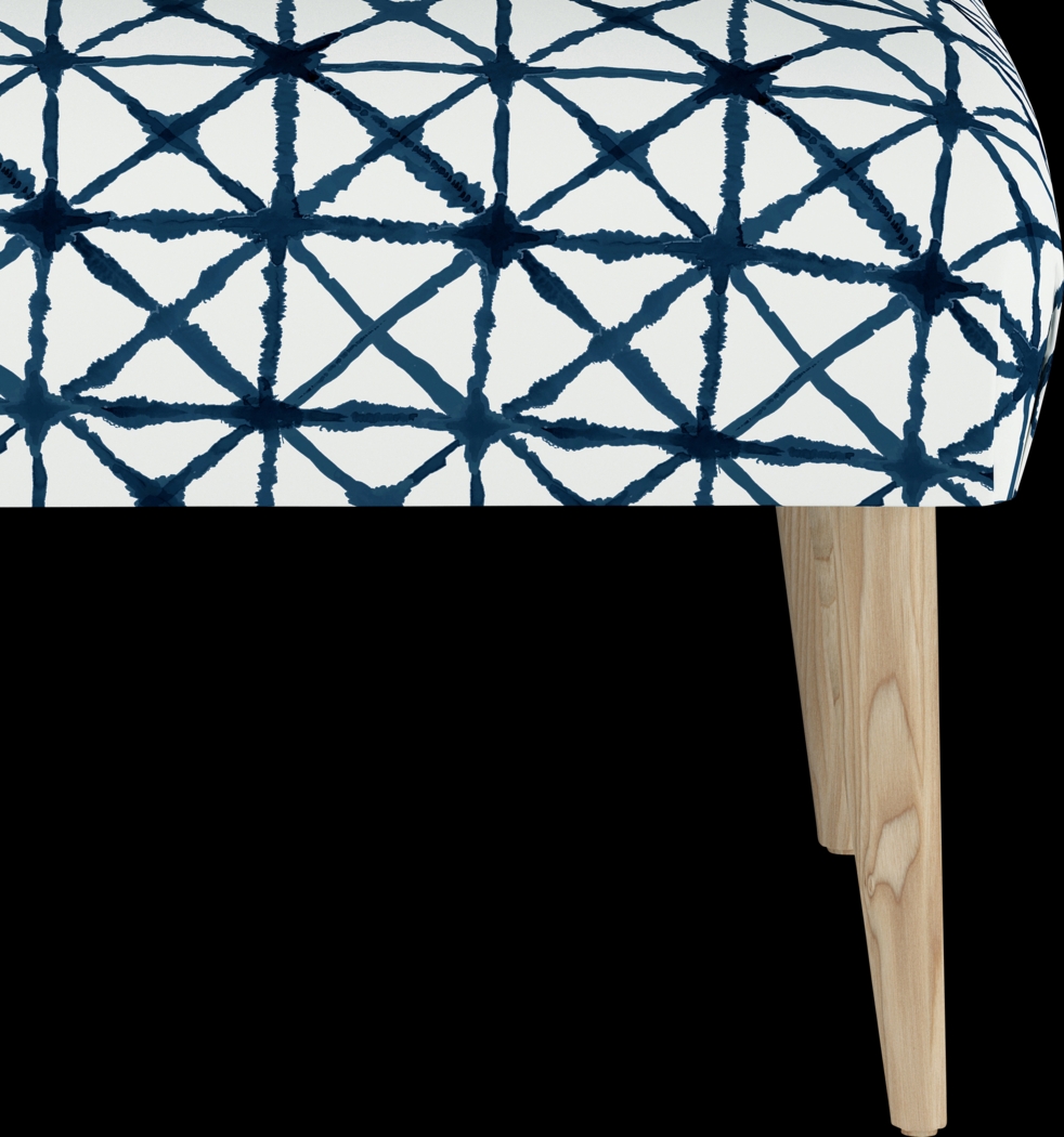Rhombusland Blue Accent Bench - Thumbnail - Image 4