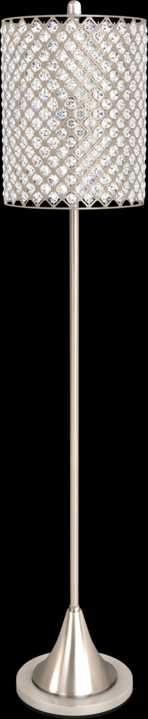 Rhumna Drive Silver Floor Lamp - Thumbnail - Image 4