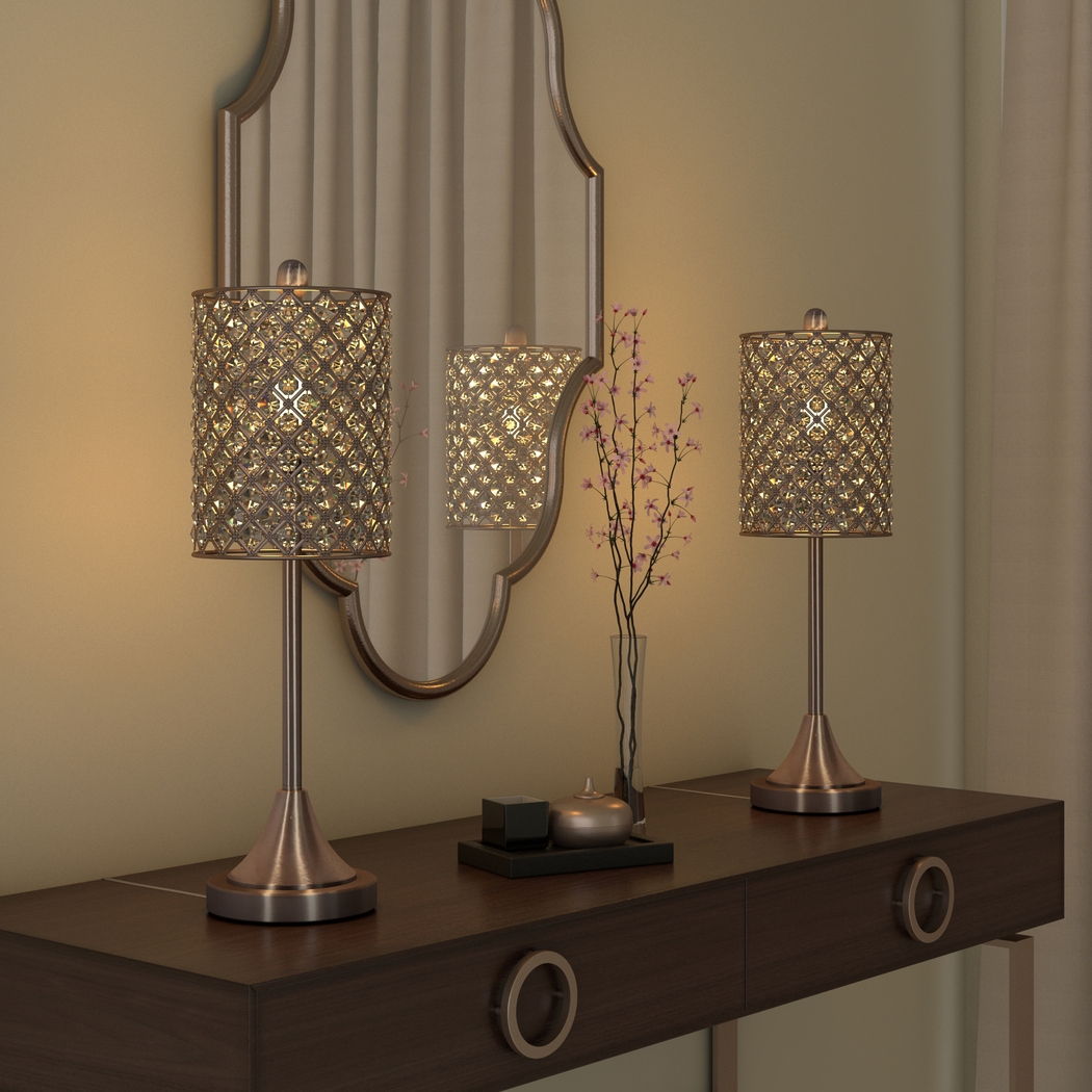 Rhumna Drive Silver Lamp, Set of 2 - Thumbnail - Image 2