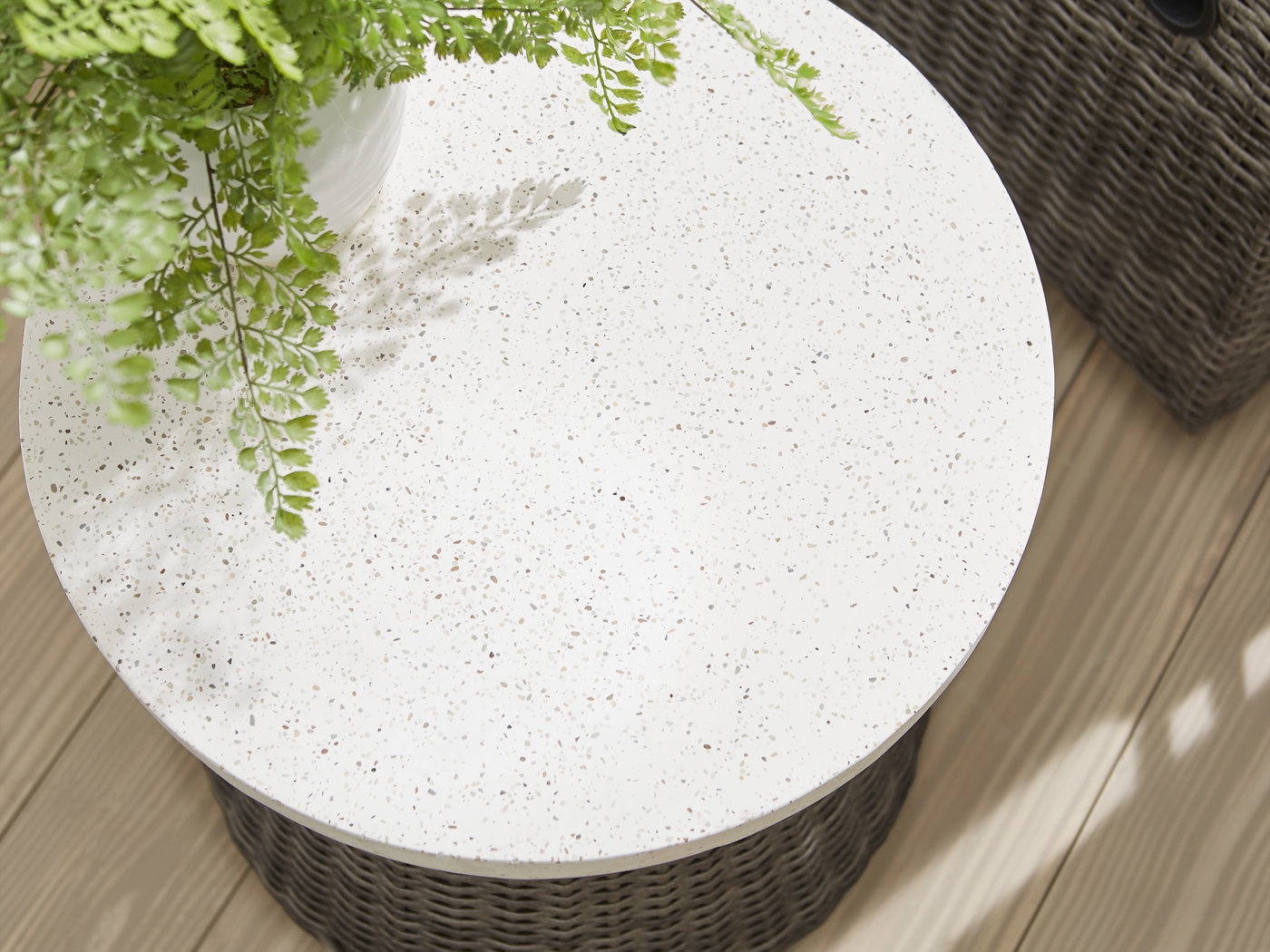 Ria Driftwood Outdoor End Table - Thumbnail - Image 2