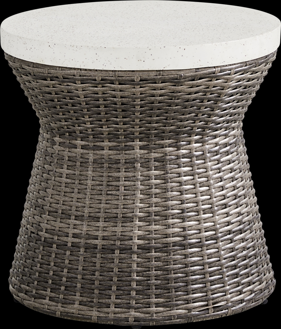 Ria Driftwood Outdoor End Table - Thumbnail - Image 1