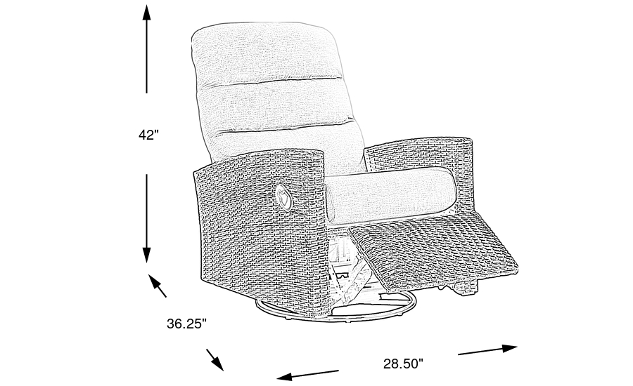 Dimension Image. Please refer to the Dimension Tab on this page for dimension details.