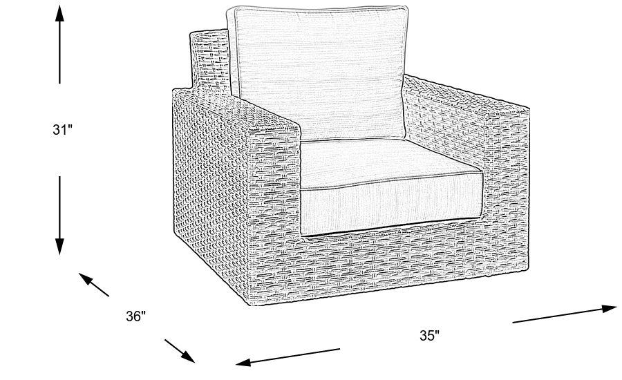 Dimension Image. Please refer to the Dimension Tab on this page for dimension details.