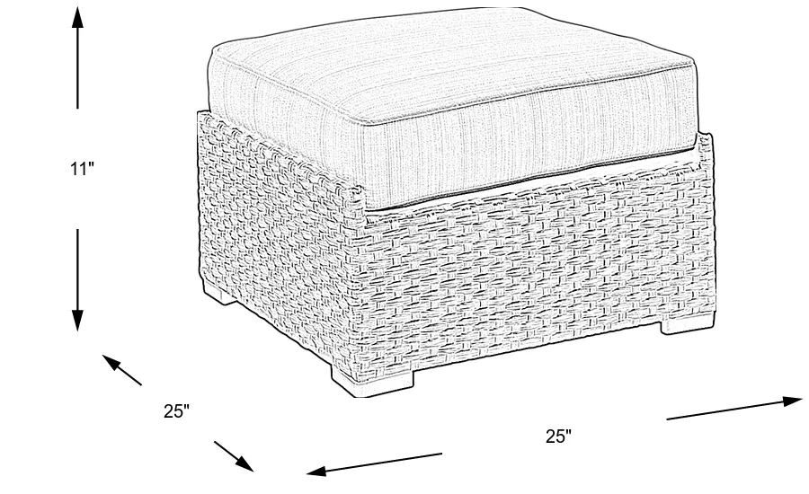 Dimension Image. Please refer to the Dimension Tab on this page for dimension details.