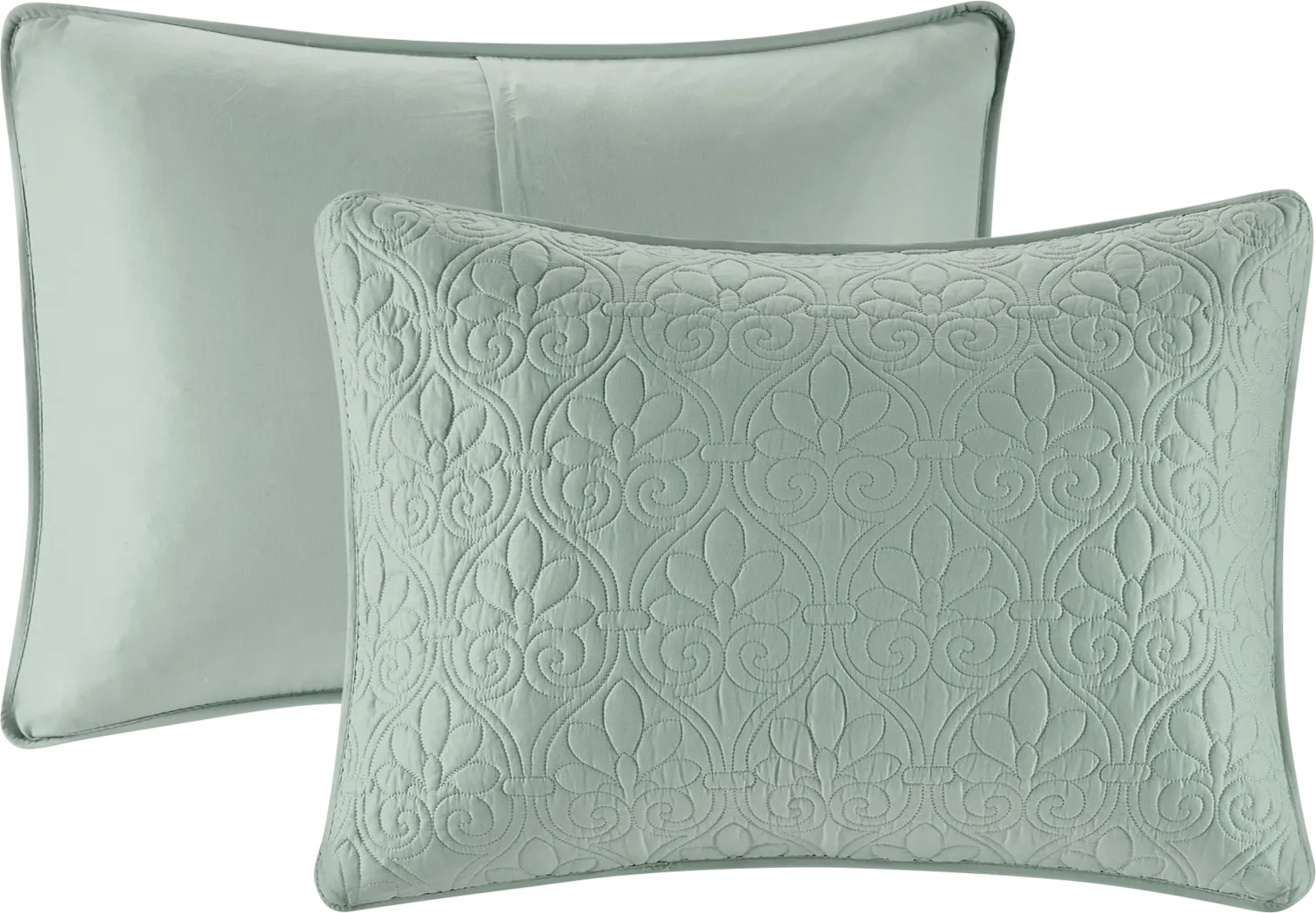 Riaz Seafoam 3 Pc King Coverlet Set - Thumbnail - Image 4