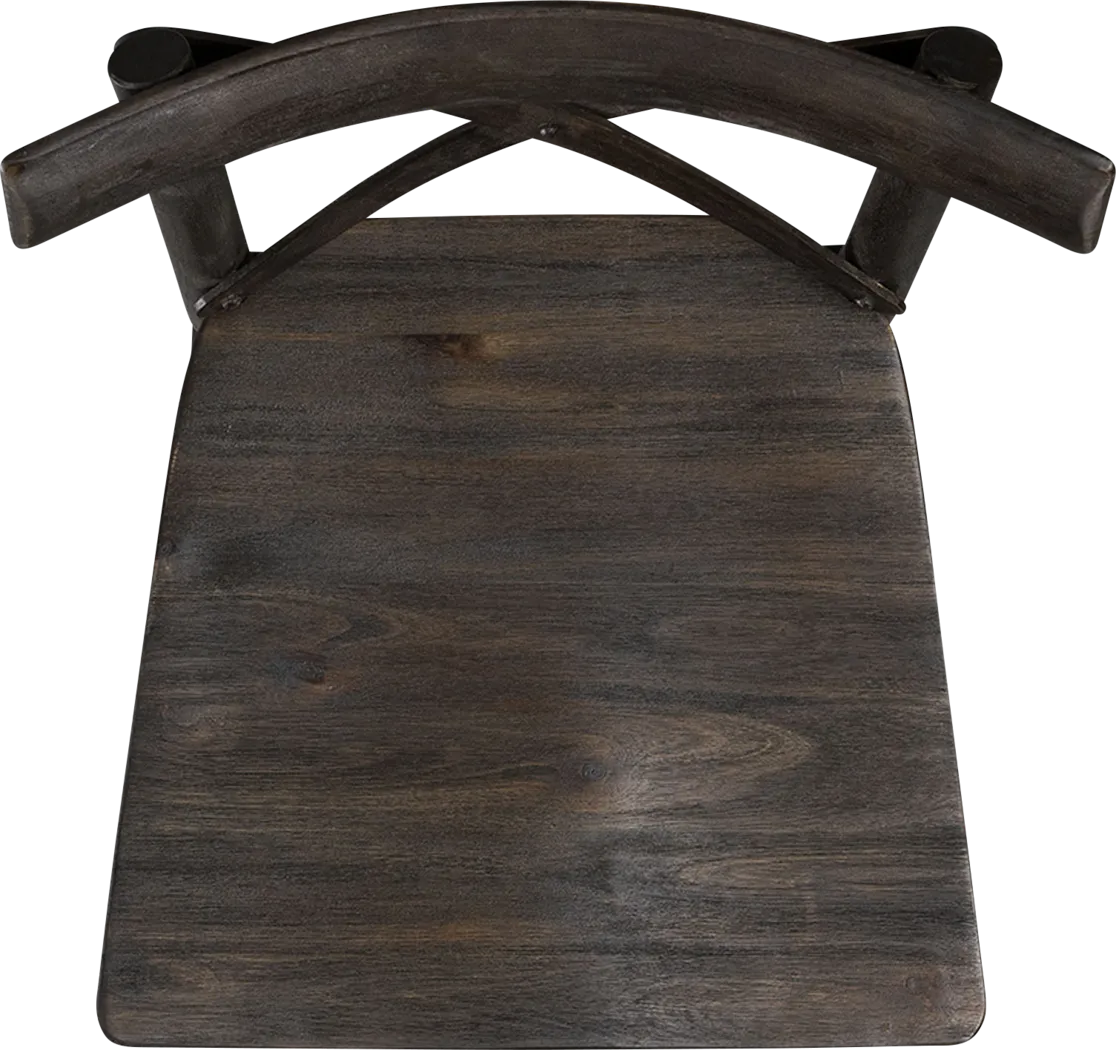 Riba Dark Brown Counter Height Stool - Thumbnail - Image 7