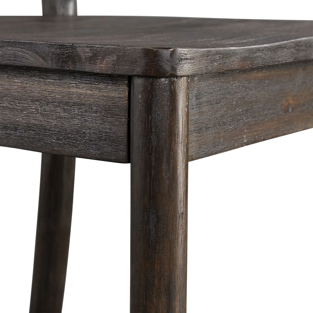 Riba Dark Brown Counter Height Stool - Thumbnail - Image 8