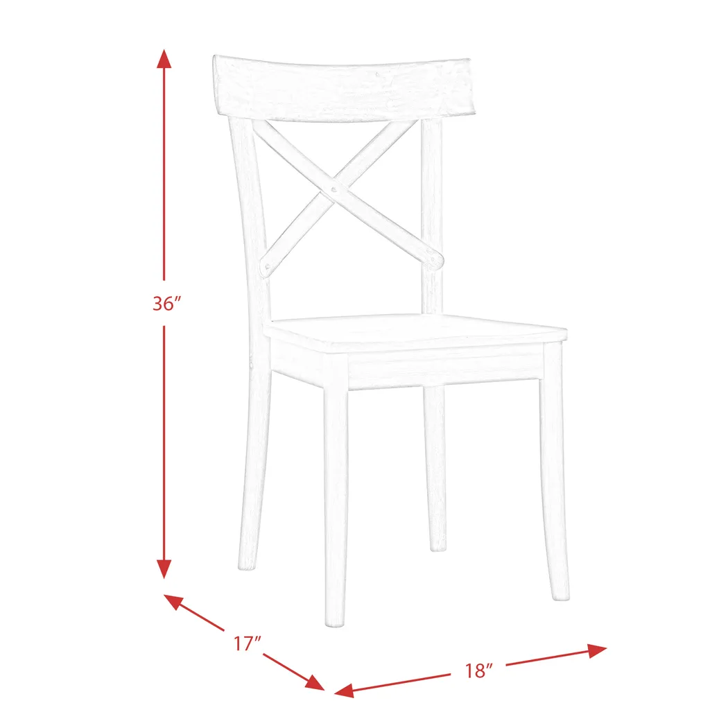 Riba Darl Brown Side Chair, Set of 2 - Thumbnail - Image 12