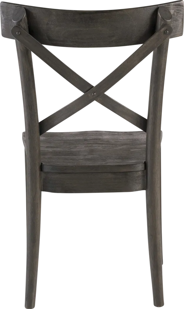 Riba Darl Brown Side Chair, Set of 2 - Thumbnail - Image 4