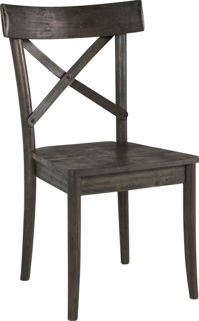 Riba Darl Brown Side Chair, Set of 2 - Thumbnail - Image 1