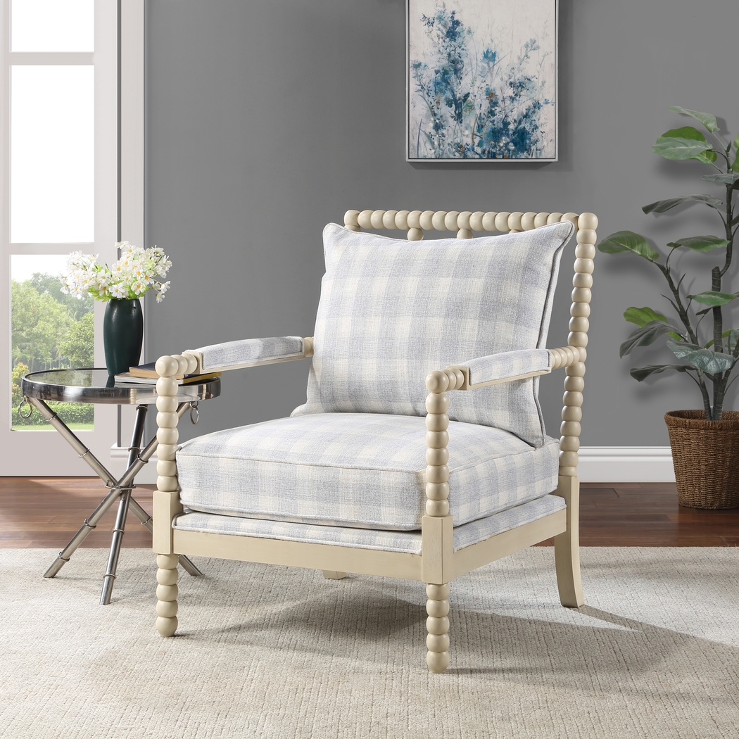 Richaven Gray Accent Chair - Thumbnail - Image 2
