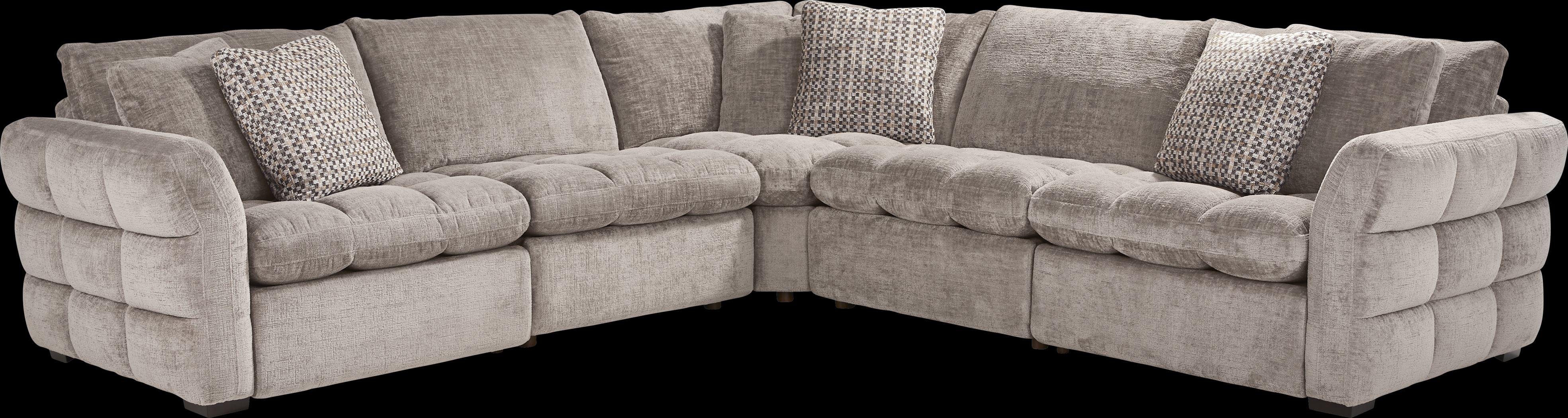 Richland Gray 5 Pc Power Reclining Sectional - Thumbnail - Image 3