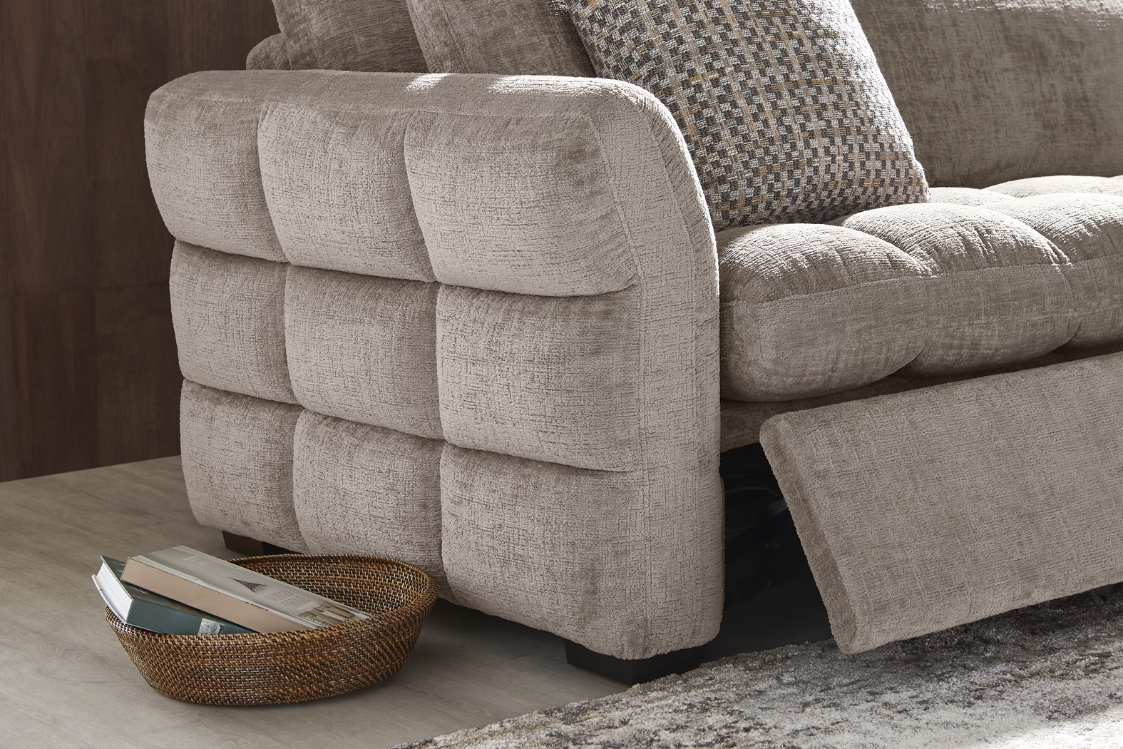 Richland Gray 8 Pc Power Reclining Sectional Living Room - Thumbnail - Image 7