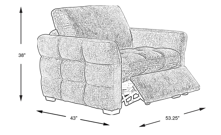 Dimension Image. Please refer to the Dimension Tab on this page for dimension details.
