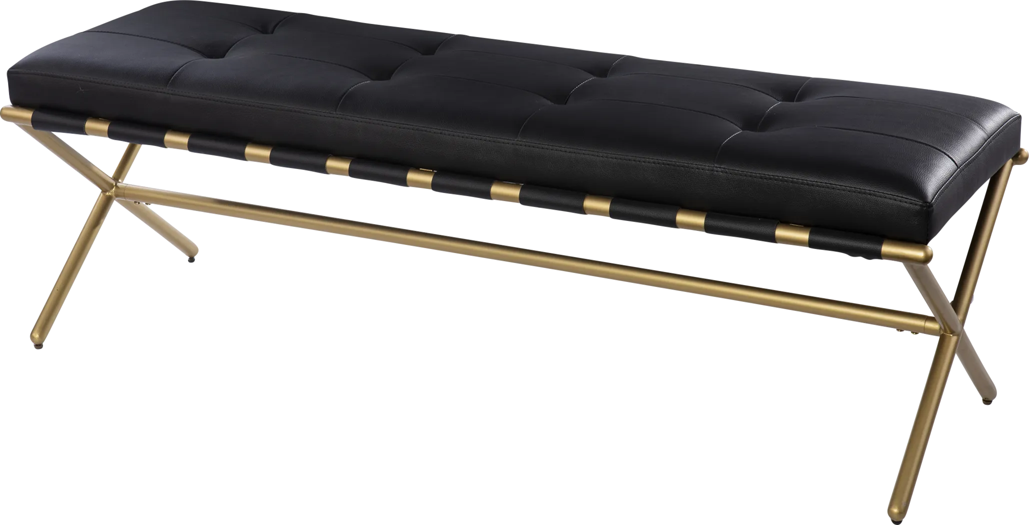 Richling Black Accent Bench - Thumbnail - Image 3