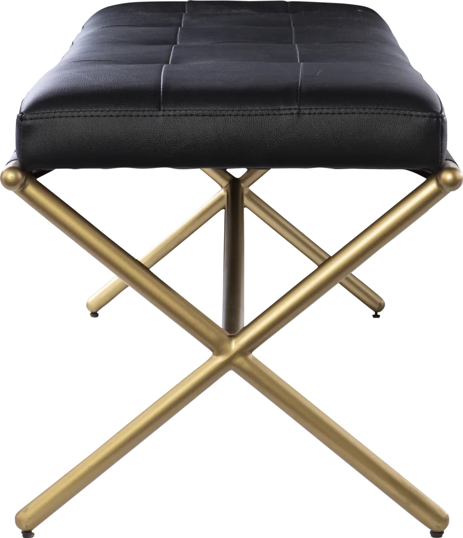 Richling Black Accent Bench - Thumbnail - Image 4