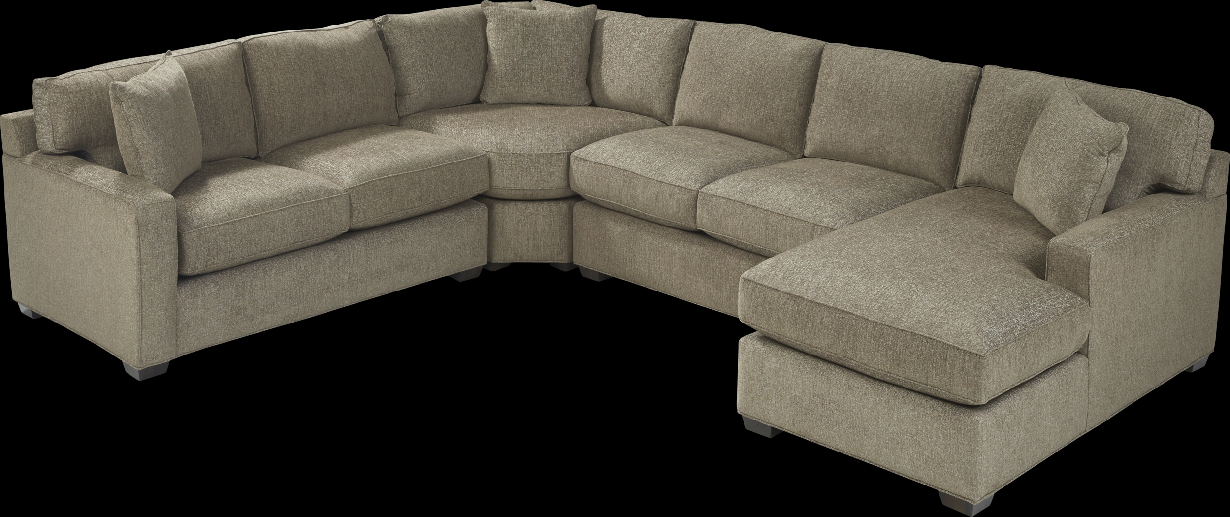 Richmond Hill Cocoa 4 Pc Sectional - Thumbnail - Image 3