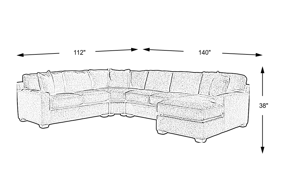 Dimension Image. Please refer to the Dimension Tab on this page for dimension details.