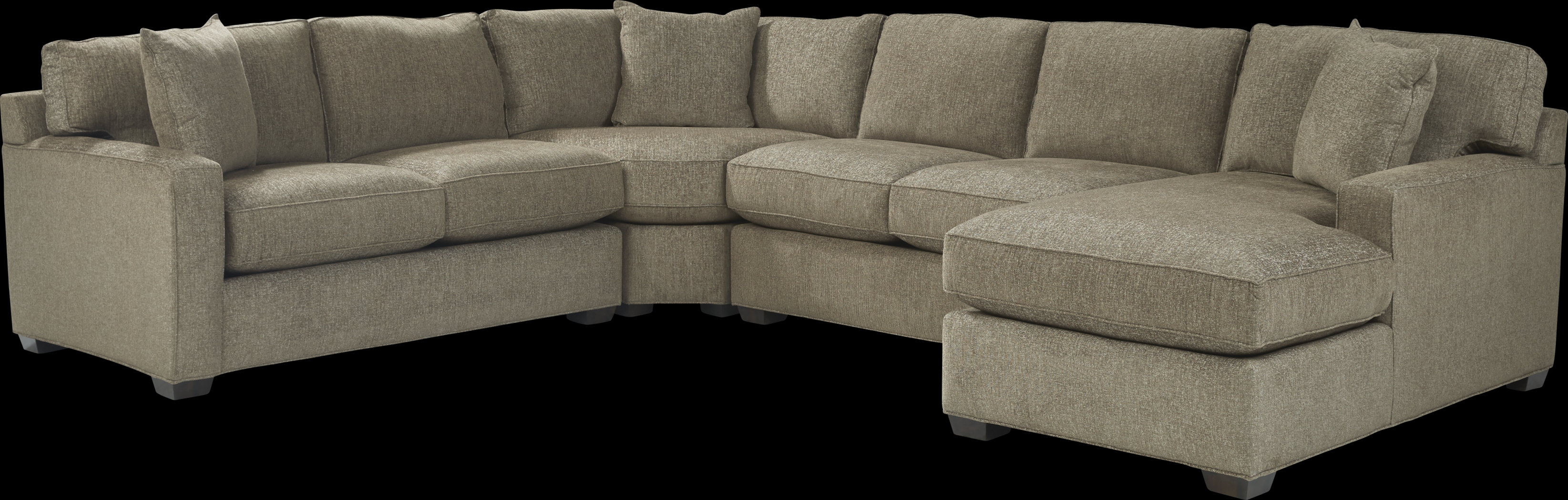 Richmond Hill Cocoa 4 Pc Sectional - Thumbnail - Image 1
