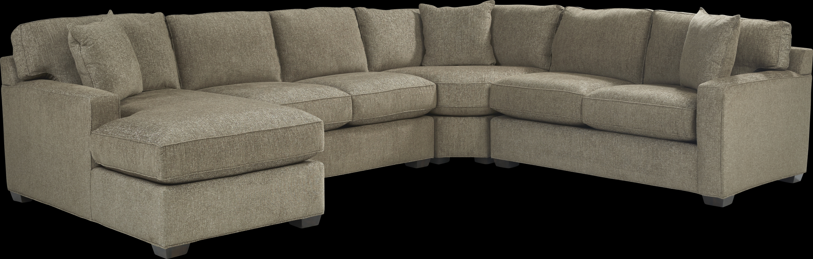 Richmond Hill Cocoa 7 Pc Sectional Living Room - Thumbnail - Image 2