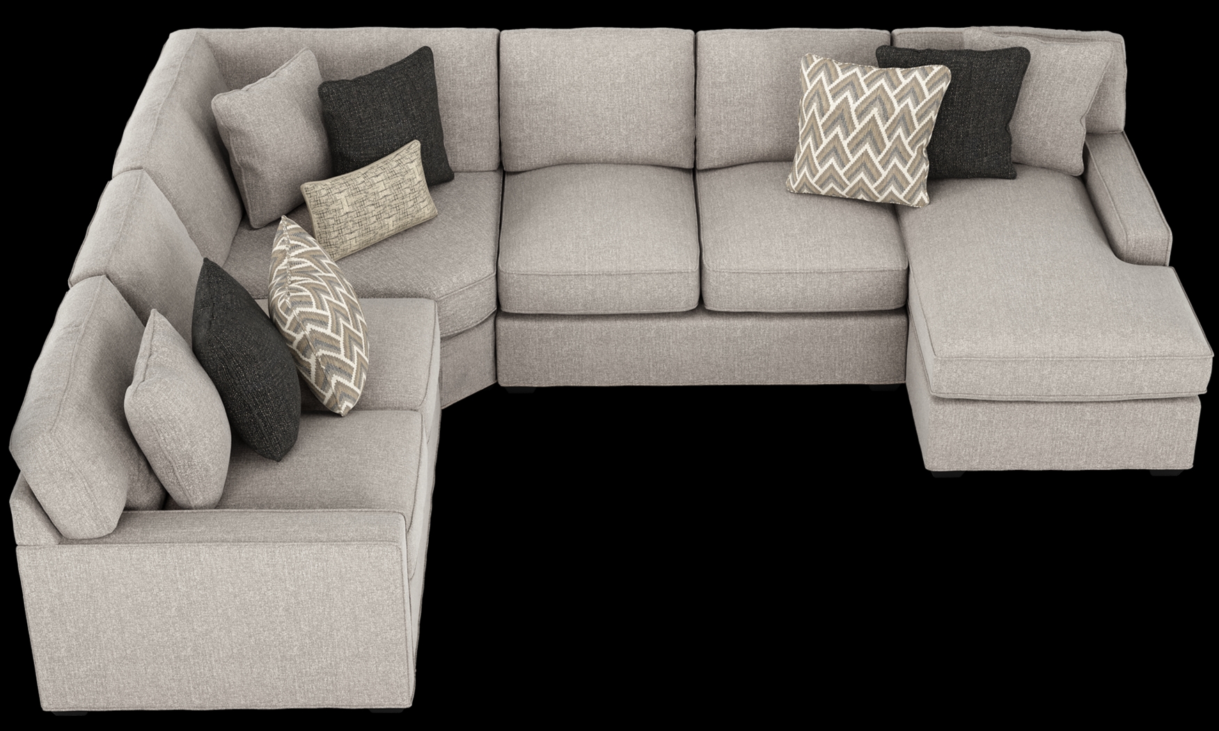 Richmond Hill Dove 7 Pc Sectional Living Room - Thumbnail - Image 4