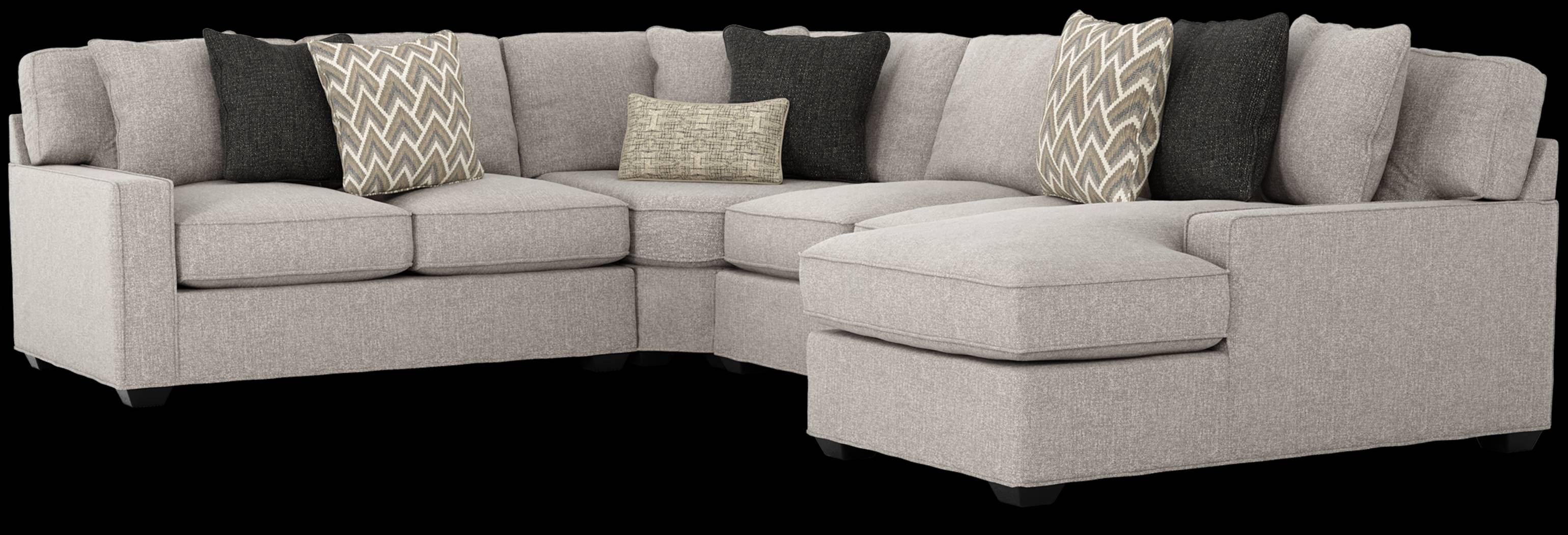 Richmond Hill Dove 7 Pc Sectional Living Room - Thumbnail - Image 2