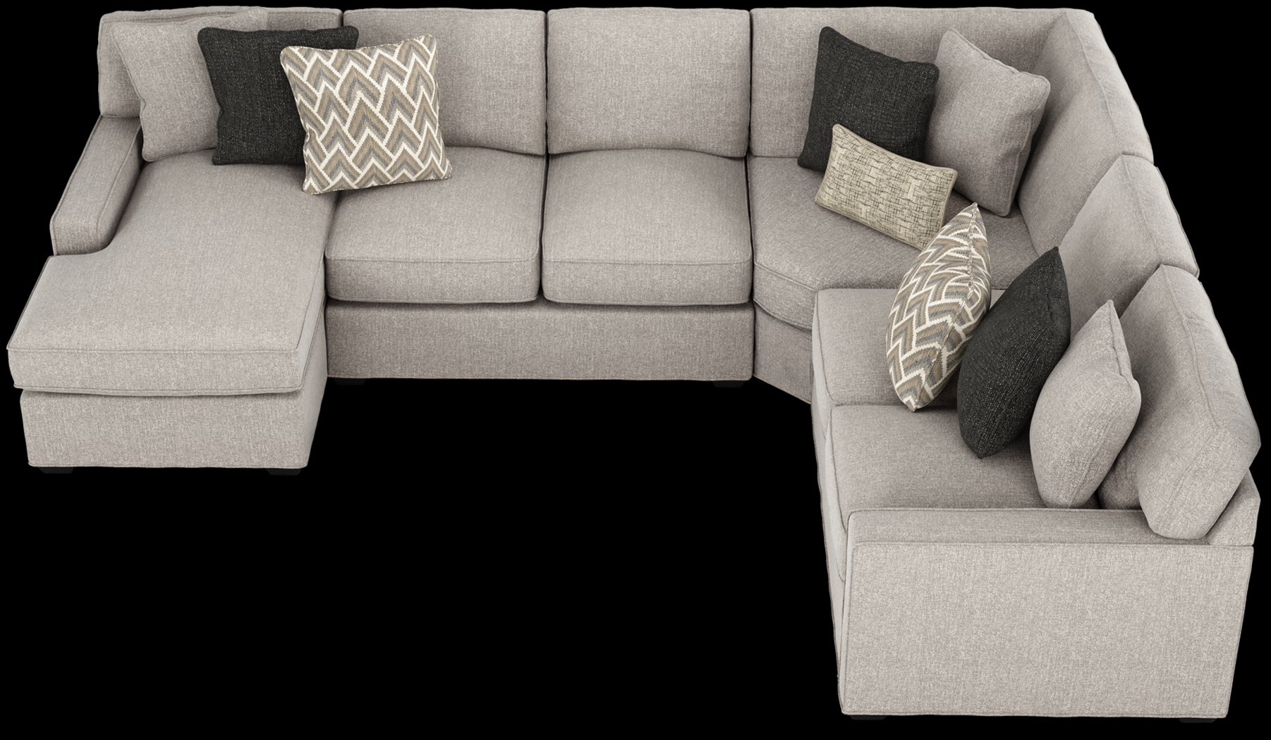 Richmond Hill Dove 4 Pc Sectional - Thumbnail - Image 4
