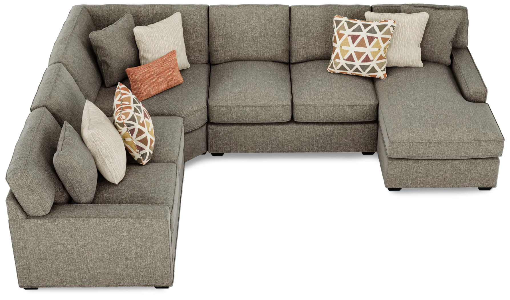Richmond Hill Gray 4 Pc Sectional - Thumbnail - Image 4