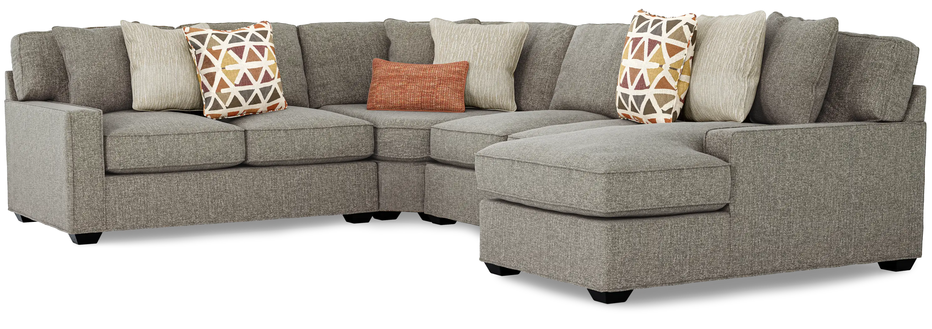 Richmond Hill Gray 4 Pc Sectional - Thumbnail - Image 1