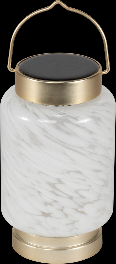 Ricon Isle Outdoor White Solar Lantern - Thumbnail - Image 9