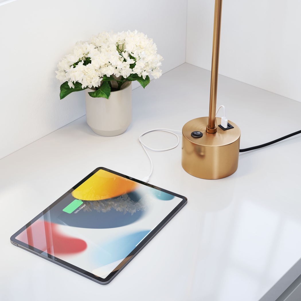 Riddle Lane Brass Lamp - Thumbnail - Image 3