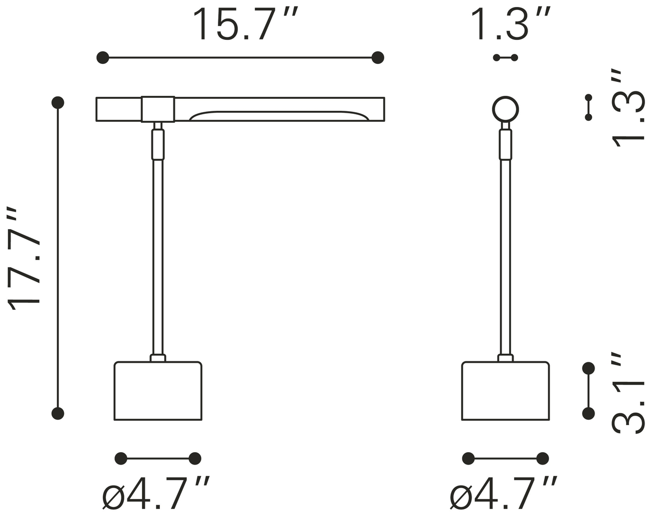 Riddle Lane Brass Lamp - Thumbnail - Image 5