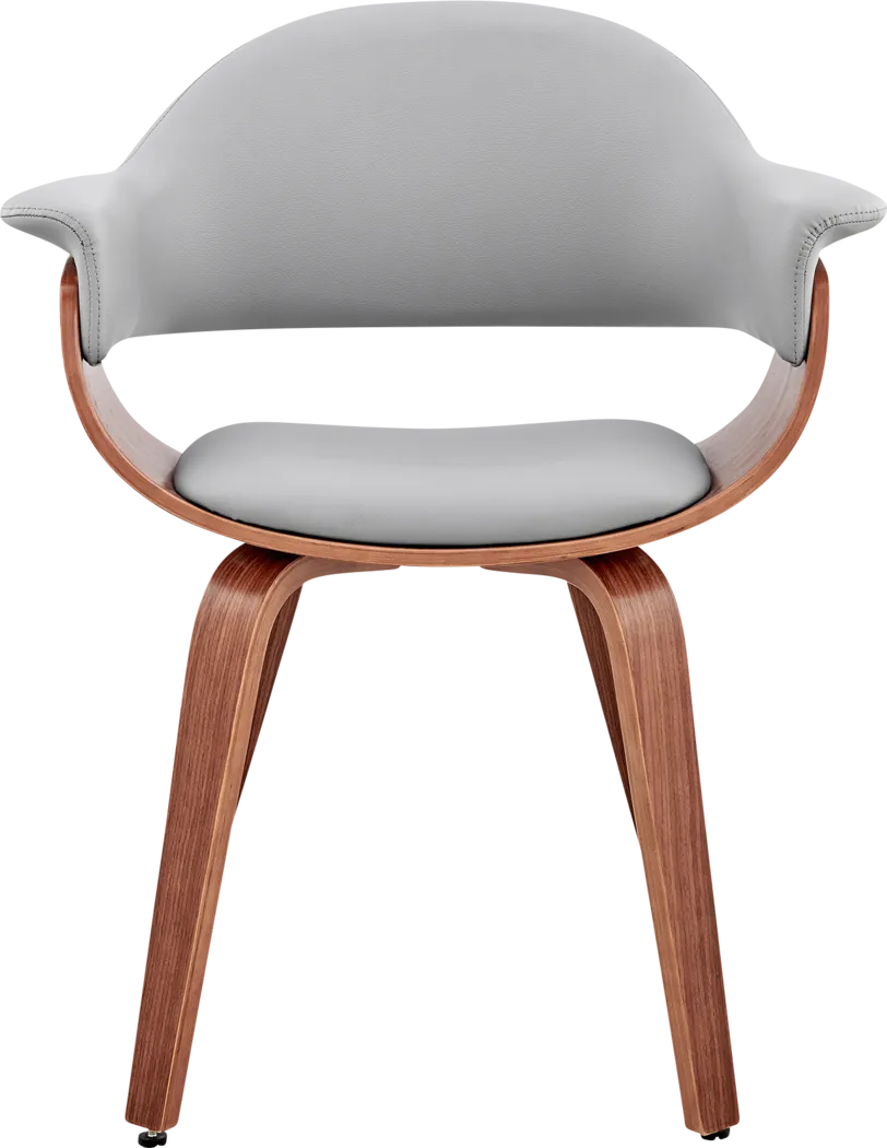 Riddletube I Gray Arm Chair - Thumbnail - Image 4
