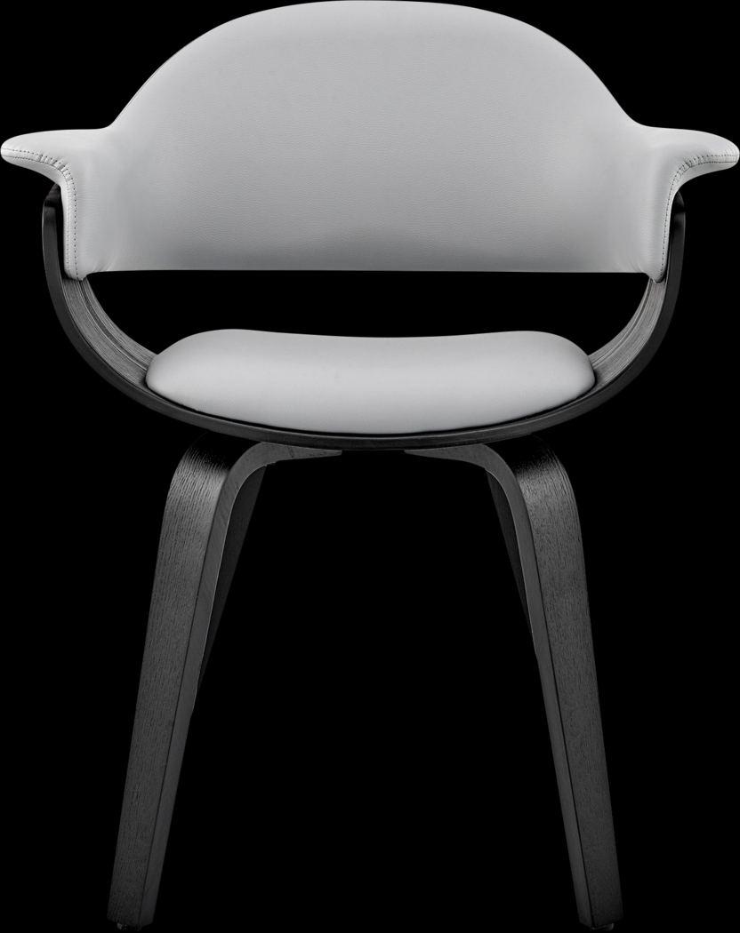 Riddletube II Gray Arm Chair - Thumbnail - Image 4