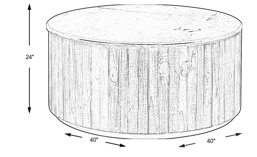 Dimension Image. Please refer to the Dimension Tab on this page for dimension details.