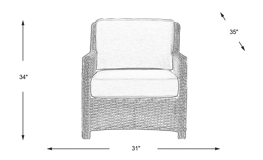 Dimension Image. Please refer to the Dimension Tab on this page for dimension details.