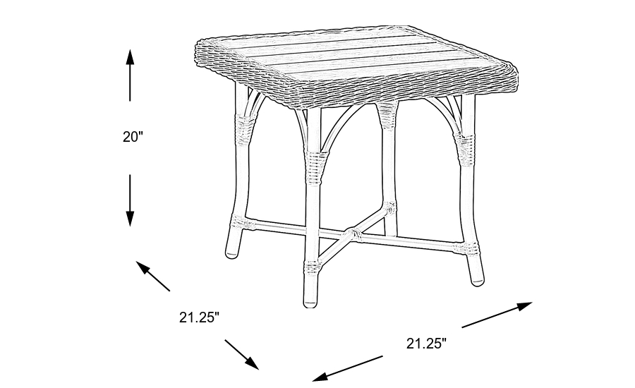 Dimension Image. Please refer to the Dimension Tab on this page for dimension details.