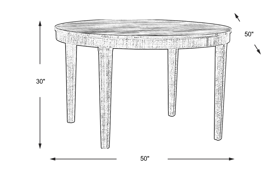 Dimension Image. Please refer to the Dimension Tab on this page for dimension details.