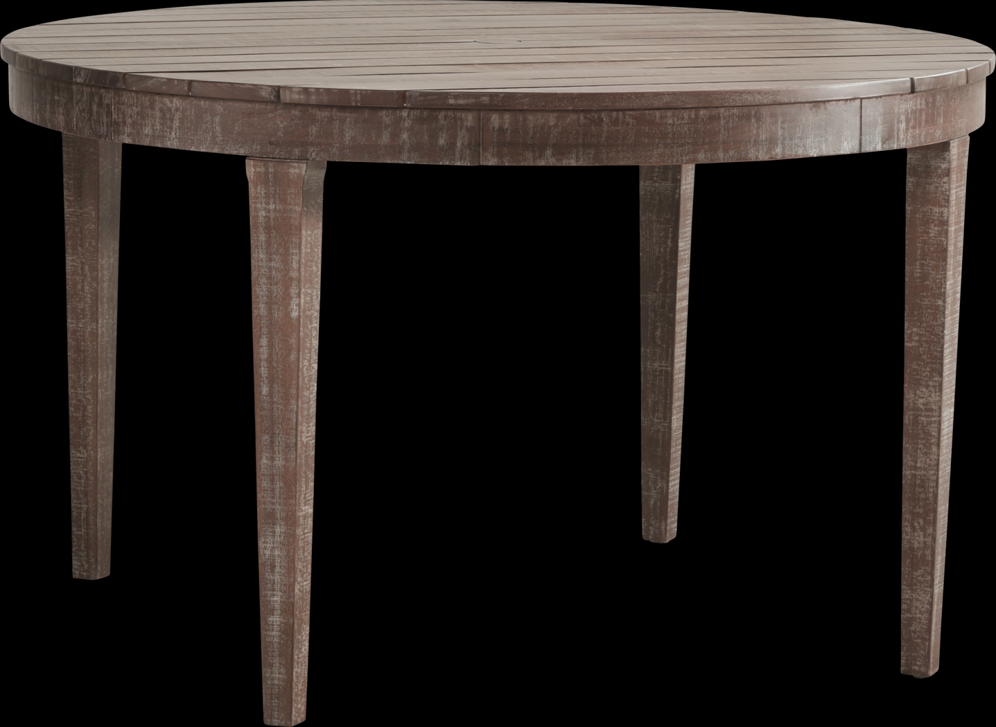 Ridgecrest Natural 5 Pc Round Outdoor Dining Set With Pebble Cushions - Thumbnail - Image 2