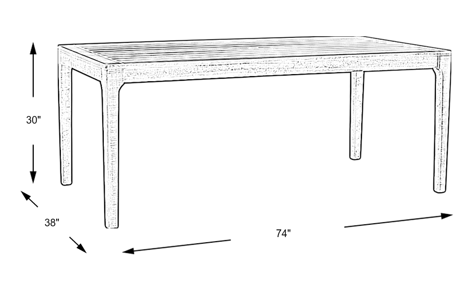 Dimension Image. Please refer to the Dimension Tab on this page for dimension details.