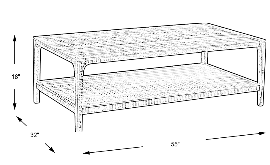 Dimension Image. Please refer to the Dimension Tab on this page for dimension details.