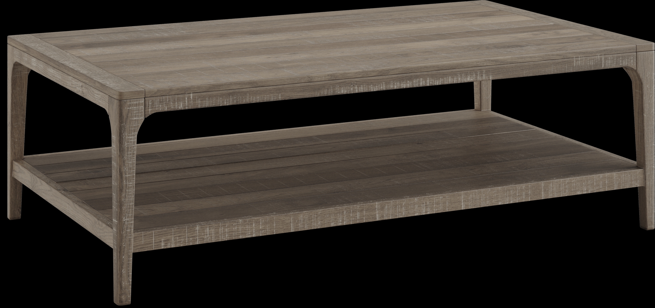 Ridgecrest Gray 4 pc Outdoor Sofa Seating Set With Slate Cushions - Thumbnail - Image 7