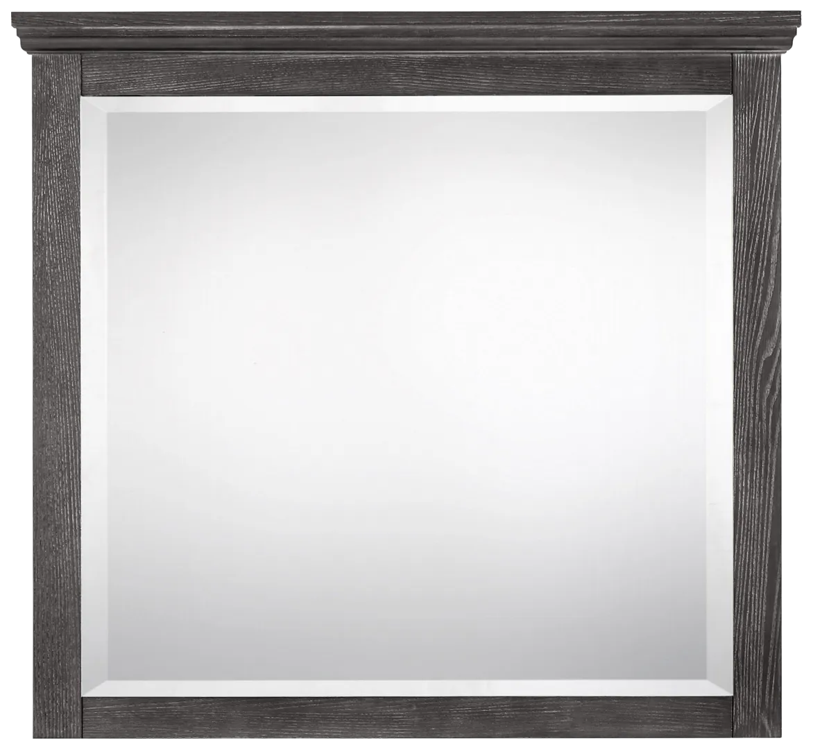 ebony dresser mirror