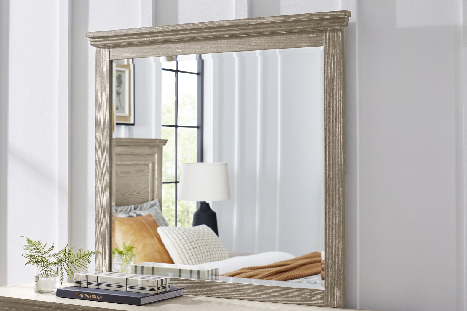 Ridgefield Natural 7 Pc Queen Panel Bedroom - Thumbnail - Image 13