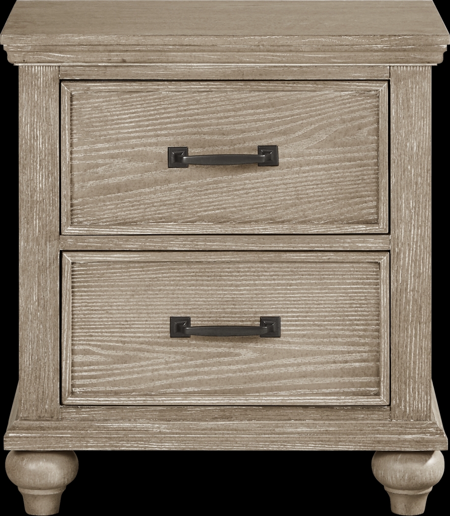 Ridgefield Natural 7 Pc Queen Panel Bedroom - Thumbnail - Image 9