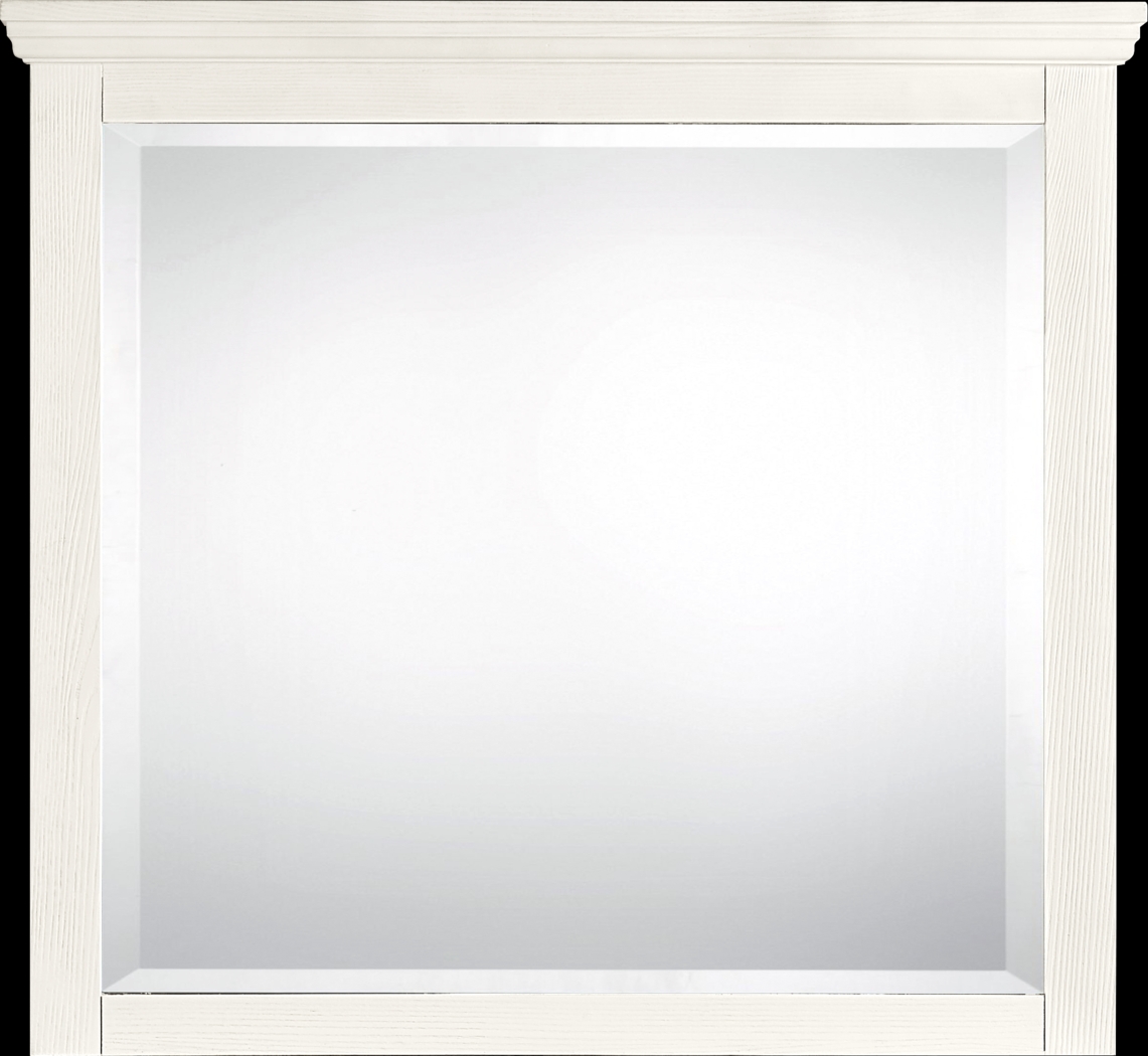 Ridgefield White Mirror - Thumbnail - Image 1