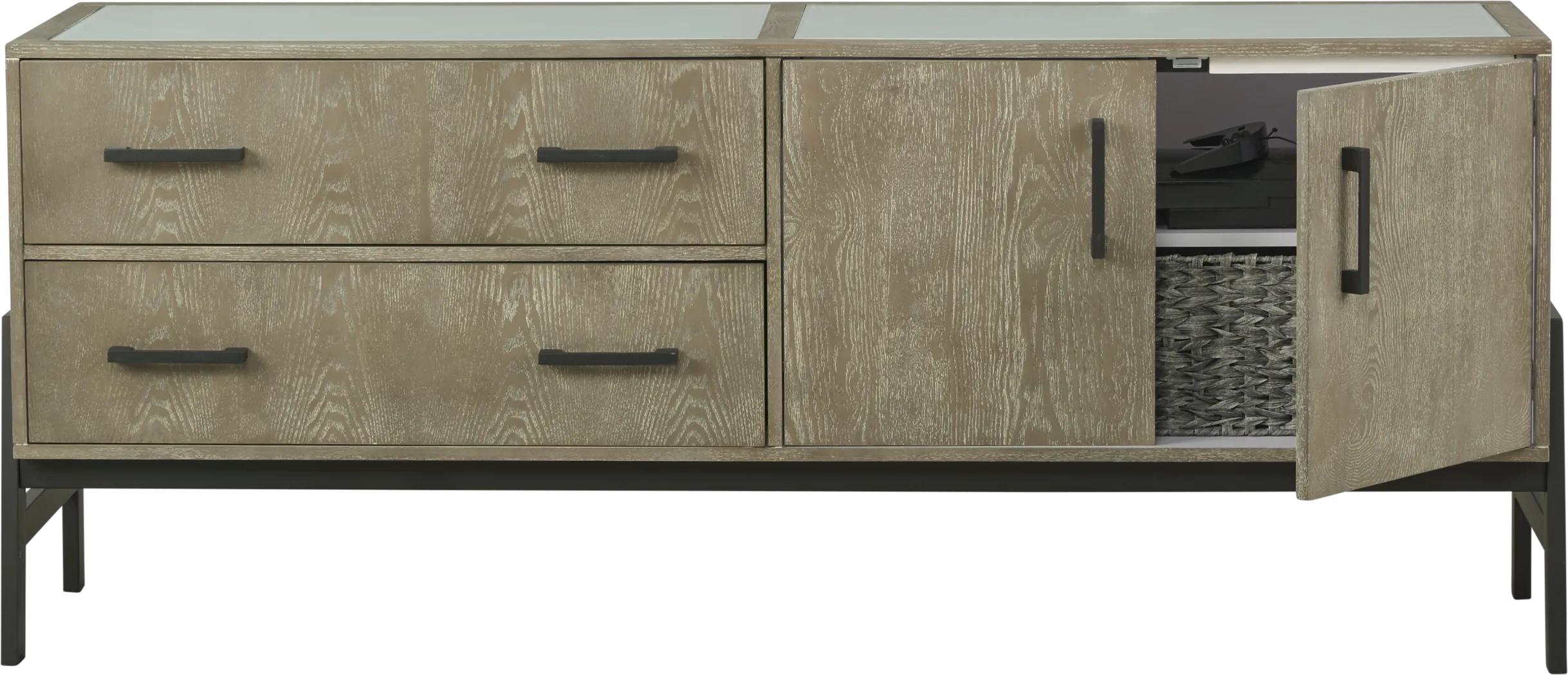 Ridgeline Trail Gray 67 in. Console - Thumbnail - Image 2