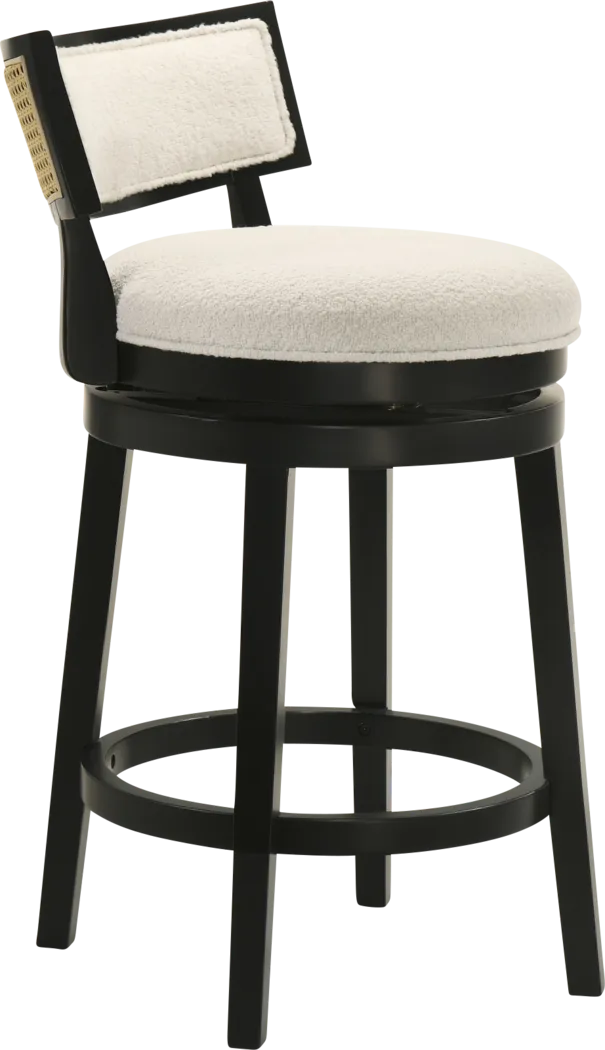Ridgemark Black Swivel Counter Height Stool - Thumbnail - Image 7