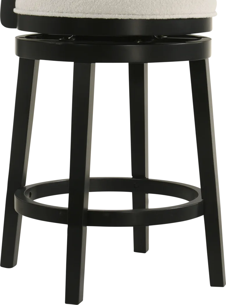 Ridgemark Black Swivel Counter Height Stool - Thumbnail - Image 8
